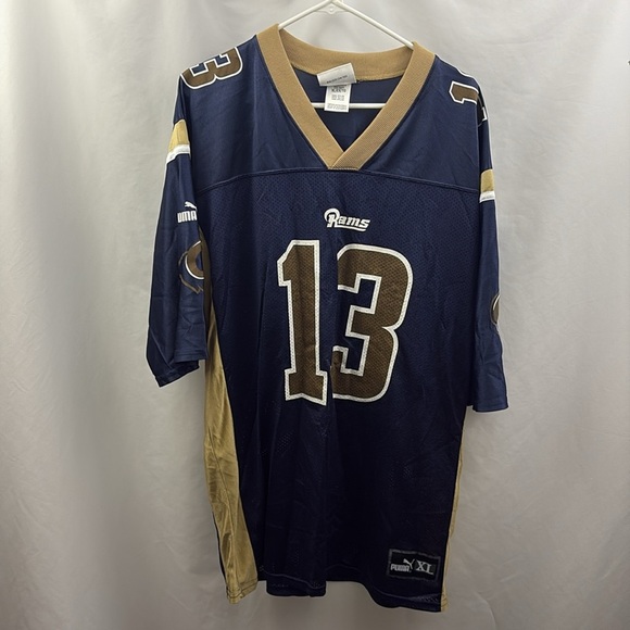 Vintage Kurt Warner St Louis Rams Size XL Puma Jersey - Picture 3 of 12